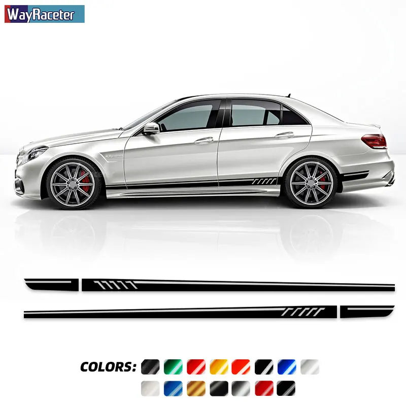 

Edition 507 Styling Door Side Stripes Skirt Sticker For Mercedes Benz E Class W212 S212 A207 C207 W213 S213 A238 C238 E63 AMG