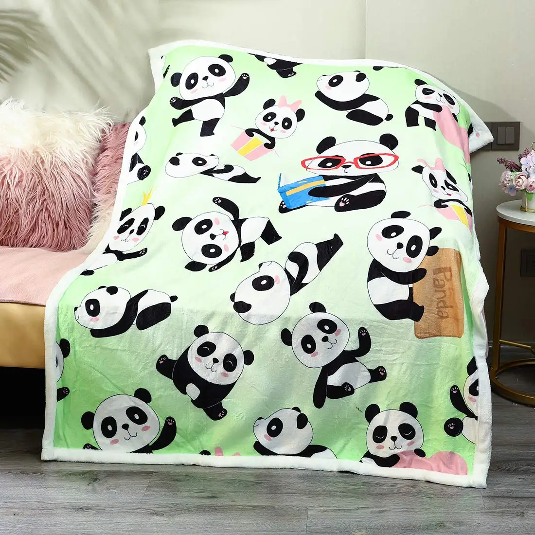 Panda Plush Fleece Blanket for Crib Bed Couch Chair Living Room Travel OutdoorSoft Warm Fuzzy Throw Blankets Kids Adults
Panda Plush Fleece Blanket for Crib Bed Couch Chair Living Room Travel OutdoorSoft Warm Fuzzy Throw Blankets Kids Adults