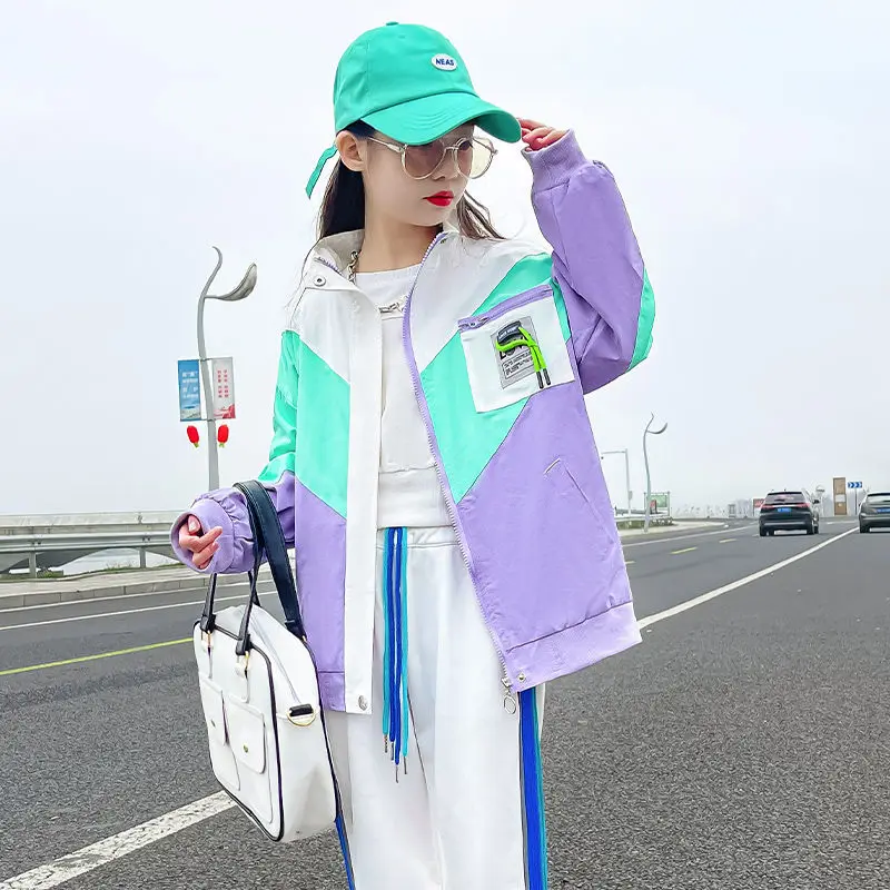 6 8 10 12 Years Old Kids Coat Girls Windbreaker New Outerwear Autumn Loose Girls Fashionable Jacket Fall Clothes for Teen Girls
6 8 10 12 Years Old Kids Coat Girls Windbreaker New Outerwear Autumn Loose Girls Fashionable Jacket Fall Clothes for Teen Girls