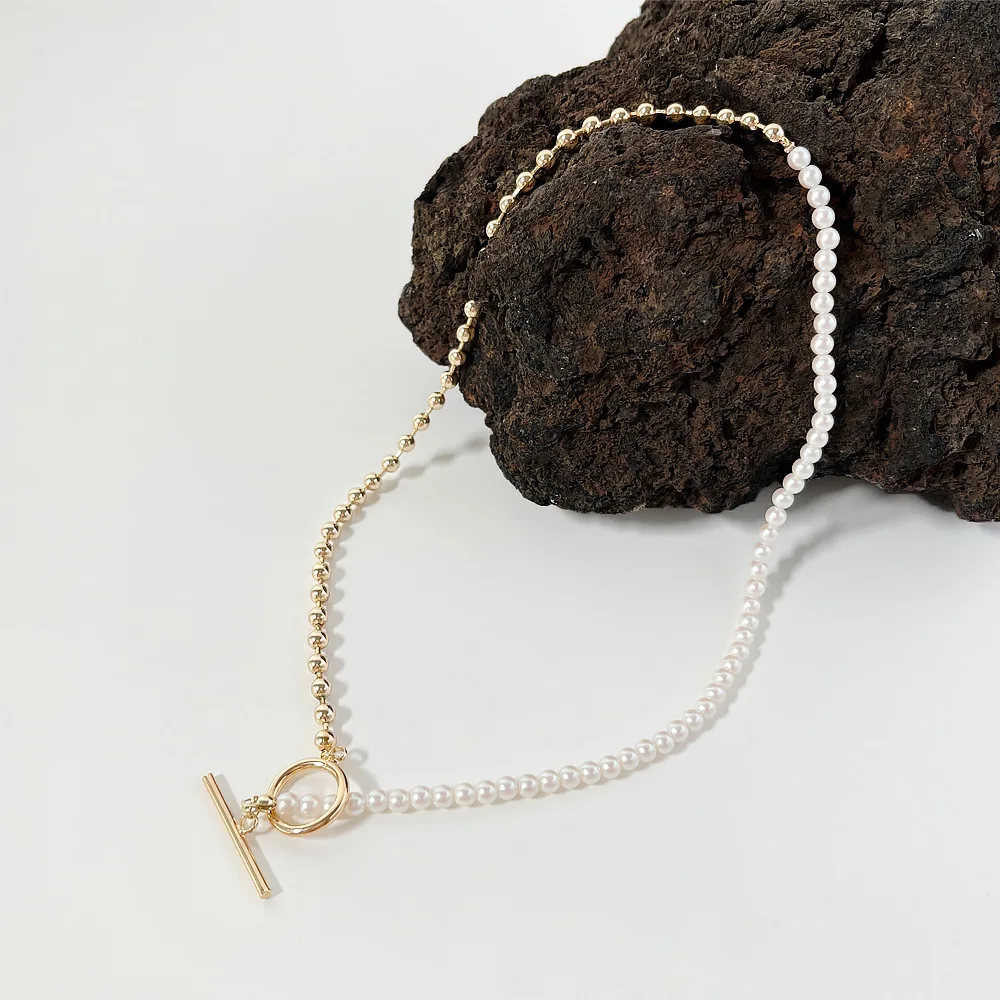 Minar Elegant French Asymmetry Mixed Beads Chain Chokers Necklaces for Women Shell Pearl OT Toggle Clasp Collar Necklaces 2022
Minar Elegant French Asymmetry Mixed Beads Chain Chokers Necklaces for Women Shell Pearl OT Toggle Clasp Collar Necklaces 2022