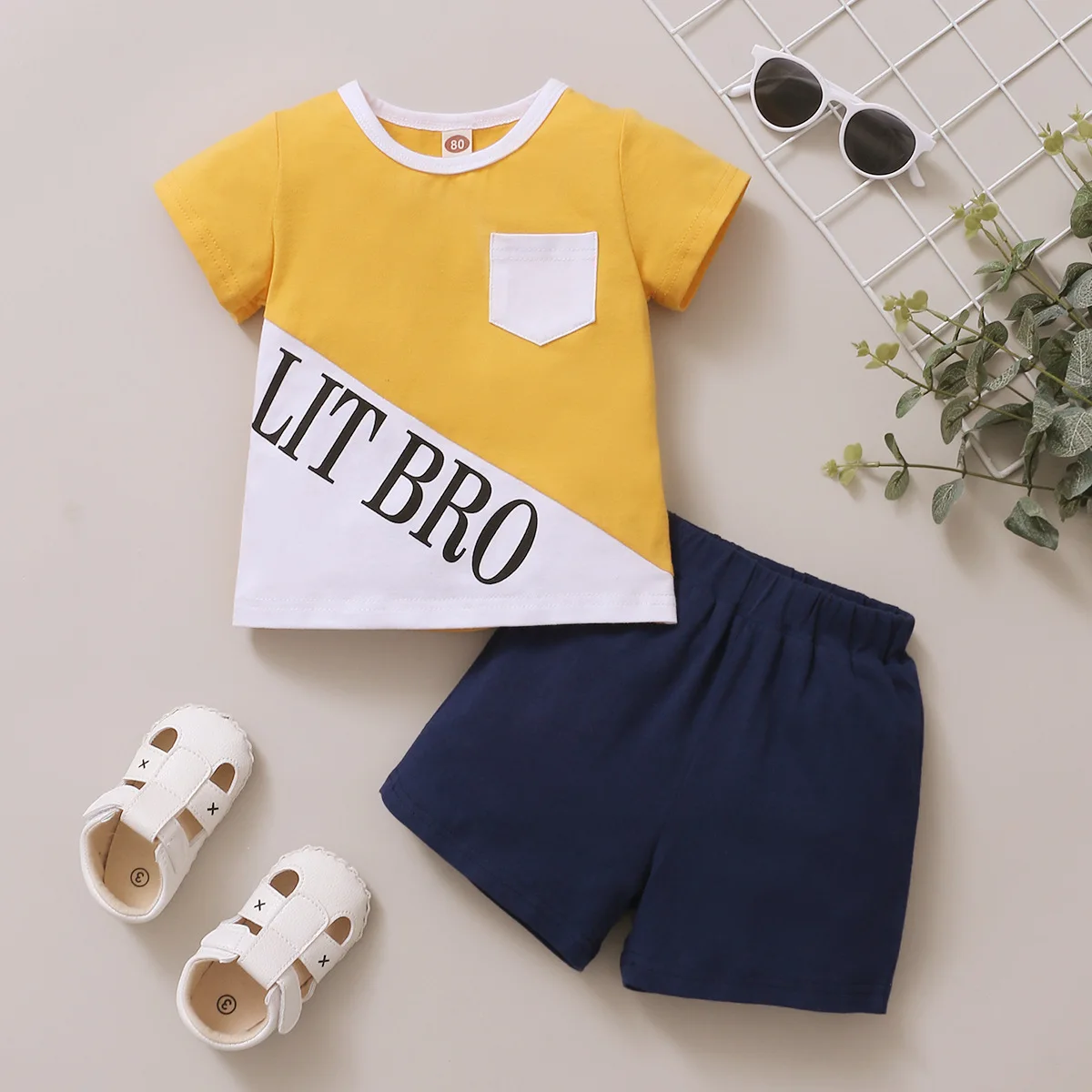 Newborn Clothing Sets Baby Boy Clothes Toddler Letter Print T-shirt + Solid Shorts 2pcs Set Infant Children Casual Outfits
Newborn Clothing Sets Baby Boy Clothes Toddler Letter Print T-shirt + Solid Shorts 2pcs Set Infant Children Casual Outfits