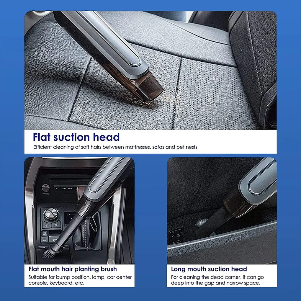 Vacuum Cleaners Handheld Wireless Rechargeable 9000pa Dust Catcher Household Office Car Accessories Strong Suction
Vacuum Cleaners Handheld Wireless Rechargeable 9000pa Dust Catcher Household Office Car Accessories Strong Suction