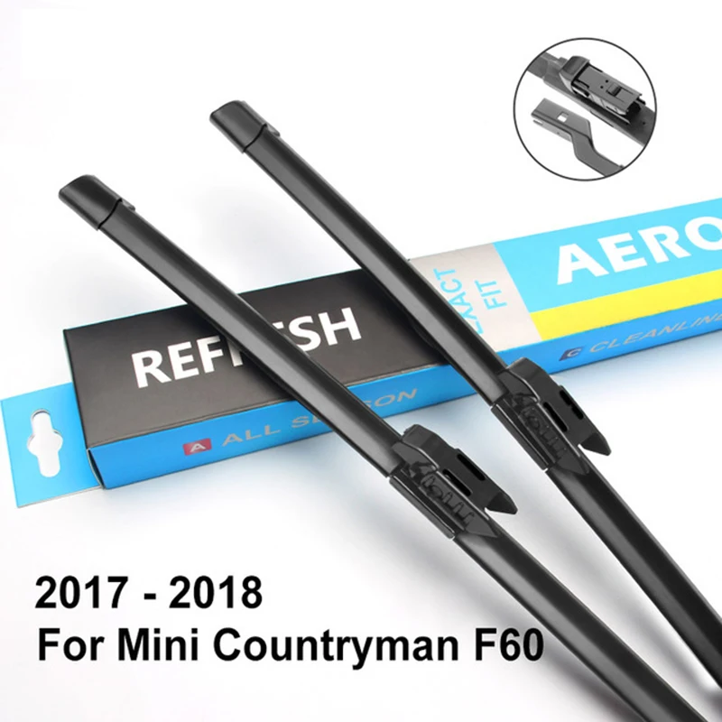 Car Wiper Blades Soft Rubber Window Clean Windshield Wipers for Coope r One J C W Country man F 60 2017 2018 Car Accessories
Car Wiper Blades Soft Rubber Window Clean Windshield Wipers for Coope r One J C W Country man F 60 2017 2018 Car Accessories