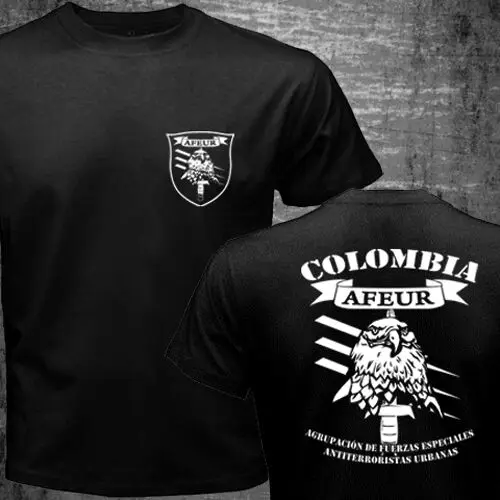 Amazing Tees Men t shirt Double-sided Unique Oversized ew Rare AFEUR Colombia Army Elite Special Forces Military Logo T-shirt
Amazing Tees Men t shirt Double-sided Unique Oversized ew Rare AFEUR Colombia Army Elite Special Forces Military Logo T-shirt