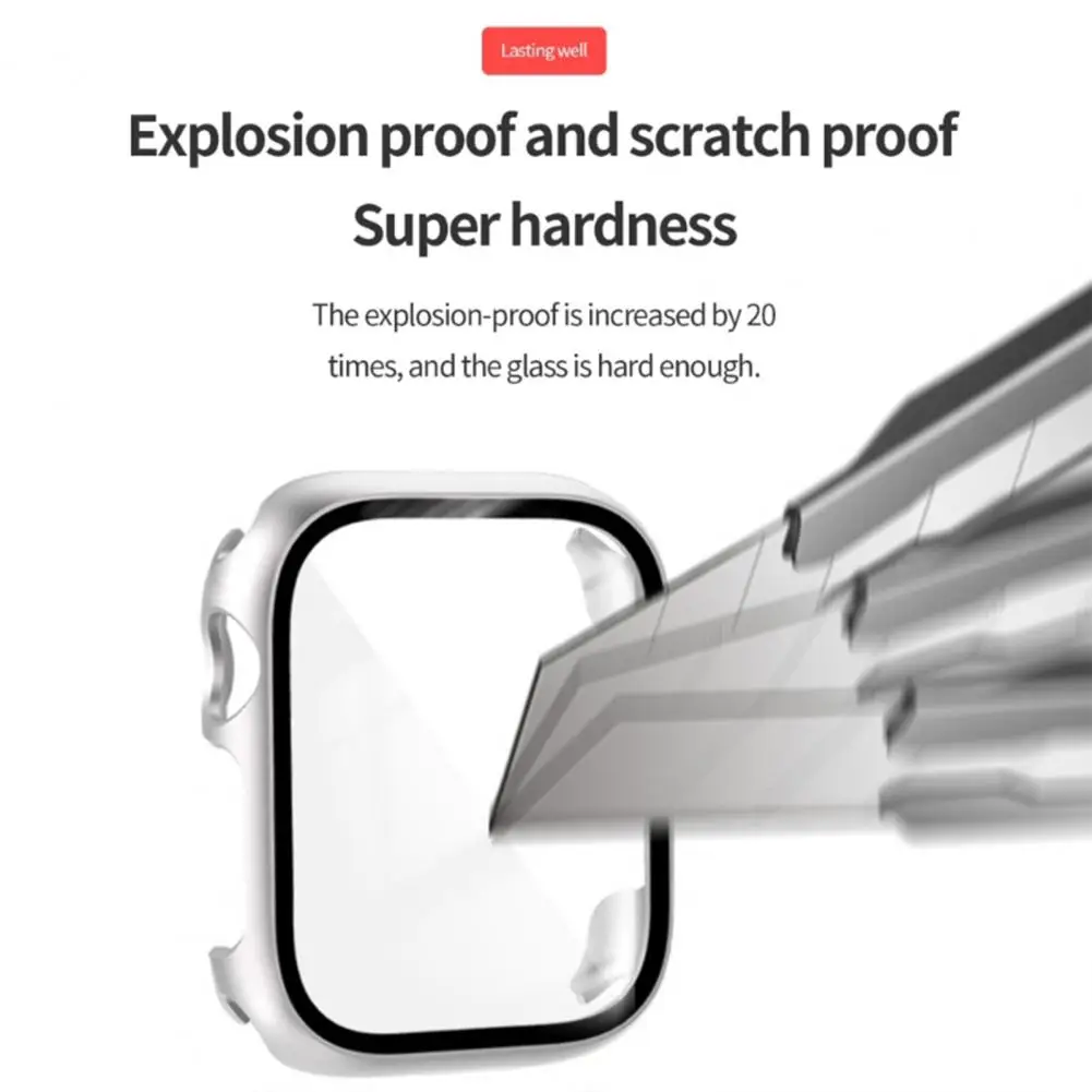 Watch Protective Shell Scratch Resistant One-piece Watch Case Tempered Film Screen Protector Sturdy Watch Protective Cover
Watch Protective Shell Scratch Resistant One-piece Watch Case Tempered Film Screen Protector Sturdy Watch Protective Cover