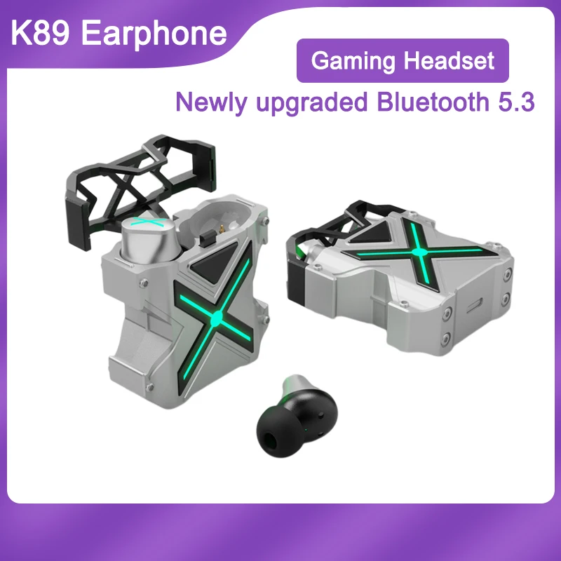 

Новинка, TWS K89 Bluetooth-совместимые наушники, беспроводные Игровые наушники BT3.0 с низкой задержкой, HD наушники-вкладыши с шумоподавлением