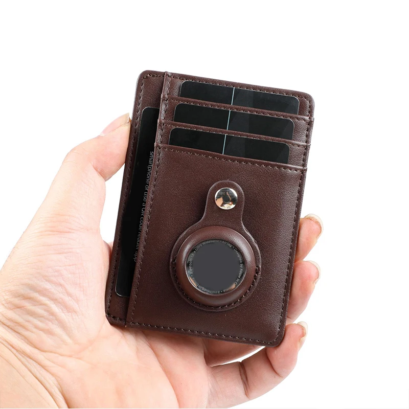 RFID Card Holder Men Women Airtag Wallet Anti-lost Protective Wallet Money Bag Leather Purse Slim Wallets For Tracker Air Tag
RFID Card Holder Men Women Airtag Wallet Anti-lost Protective Wallet Money Bag Leather Purse Slim Wallets For Tracker Air Tag