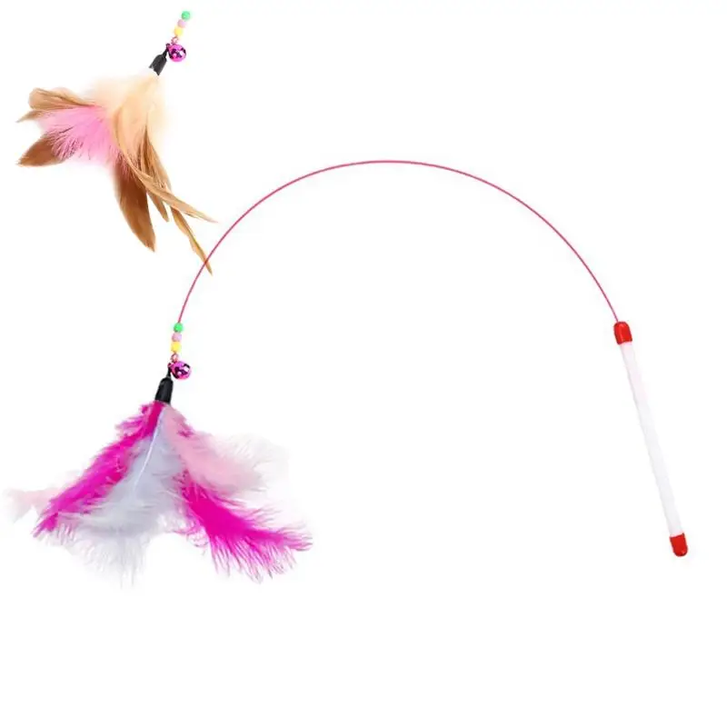 1Pc Cat Toys Steel Wire Feather Interactive Cat Stick Training Kitten Wand Toys With Beads Bells Fun Kitten Toys Pet Products
1Pc Cat Toys Steel Wire Feather Interactive Cat Stick Training Kitten Wand Toys With Beads Bells Fun Kitten Toys Pet Products