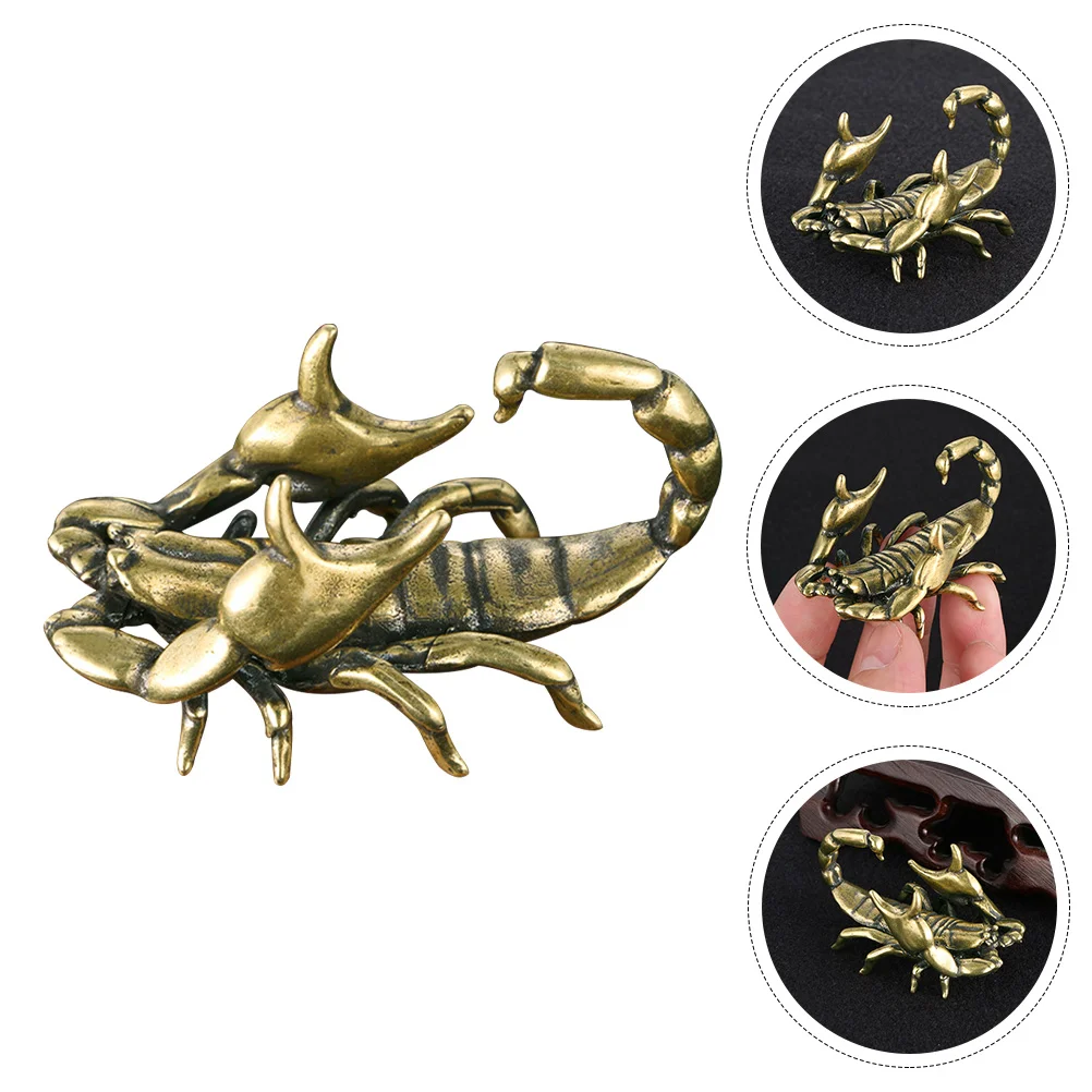 Brass Scorpion Figurine Pen Holder Rest Fengshui Statue Wealth Sculpture Chinese Tea Desktop Decoration Housewarming 
Brass Scorpion Figurine Pen Holder Rest Fengshui Statue Wealth Sculpture Chinese Tea Desktop Decoration Housewarming