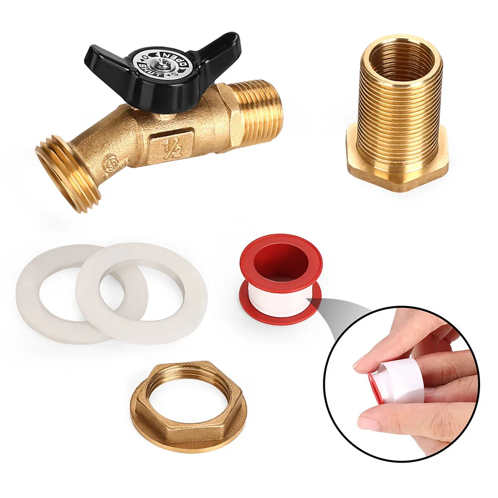 Spigot With Bulkhe Rain Barrel Spigot Durable Garden Supplies Quarter Turn Ball Valve Replacement Adapter Parts
Spigot With Bulkhe Rain Barrel Spigot Durable Garden Supplies Quarter Turn Ball Valve Replacement Adapter Parts