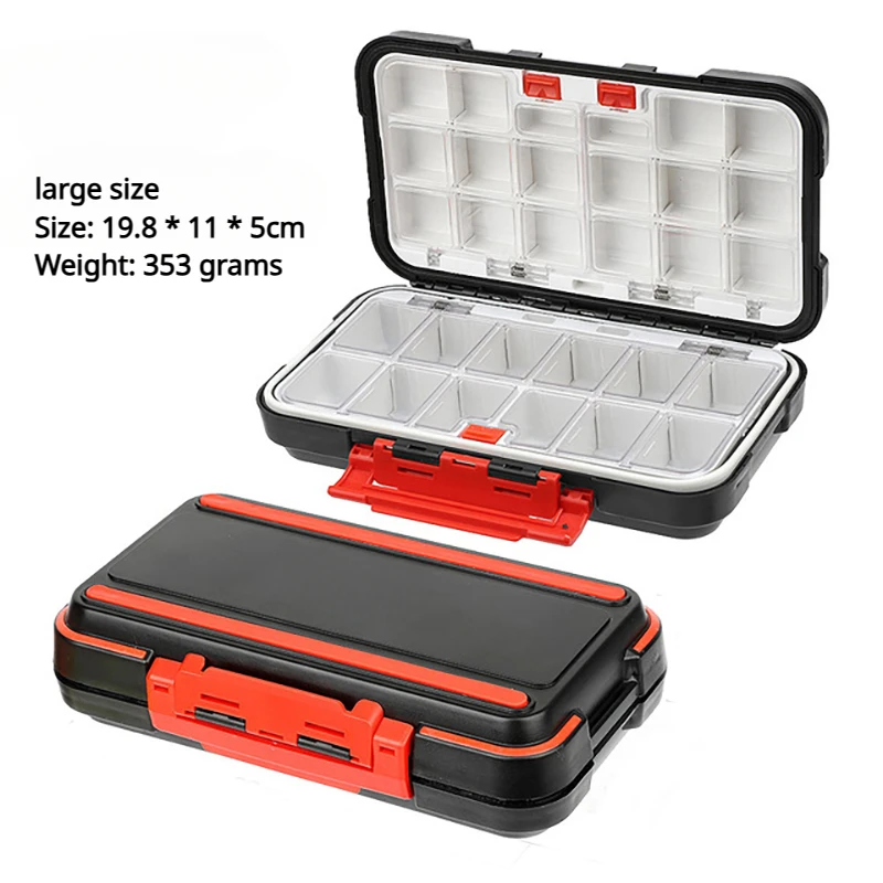 Waterproof Fishing Gear Box, Fish Hook Bait, Carp Fishing Gear, Fake Bait Box, Fishing Accessories, Tool Storage Box
Waterproof Fishing Gear Box, Fish Hook Bait, Carp Fishing Gear, Fake Bait Box, Fishing Accessories, Tool Storage Box