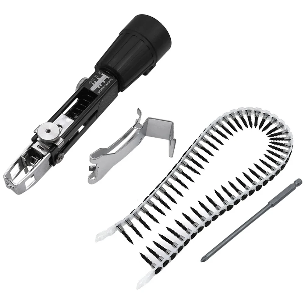 Automatic Chain Nail Gun Woodworking Nailer Adapter For Electric Screwdriver Drill Power Tools Accessories
Automatic Chain Nail Gun Woodworking Nailer Adapter For Electric Screwdriver Drill Power Tools Accessories