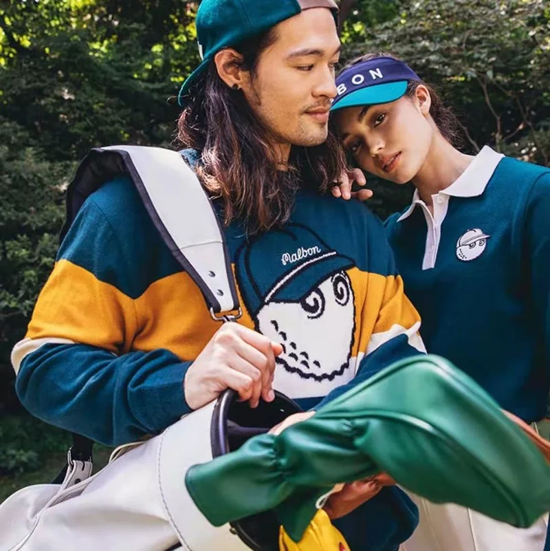 Мужская одежда для гольфа, весенний и осенний кардиган, пуловер с круглым вырезом, вязаный свитер
Мужская одежда для гольфа, весенний и осенний кардиган, пуловер с круглым вырезом, вязаный свитер