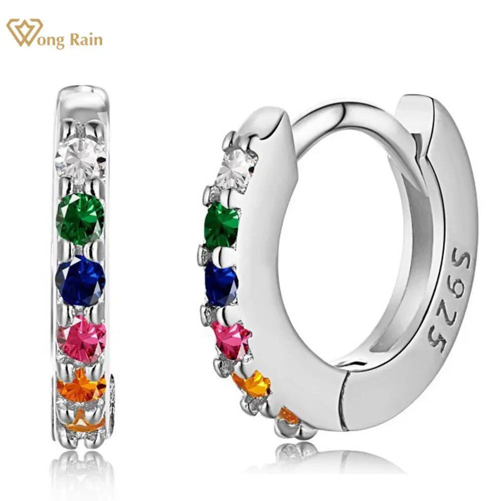 Wong Rain, 100% Стерлинговое Серебро 925 пробы, высокоуглеродные бриллианты, драгоценный камень, маленькие серьги-кольца для женщин, ювелирные укра...
Wong Rain, 100% Стерлинговое Серебро 925 пробы, высокоуглеродные бриллианты, драгоценный камень, маленькие серьги-кольца для женщин, ювелирные укра...