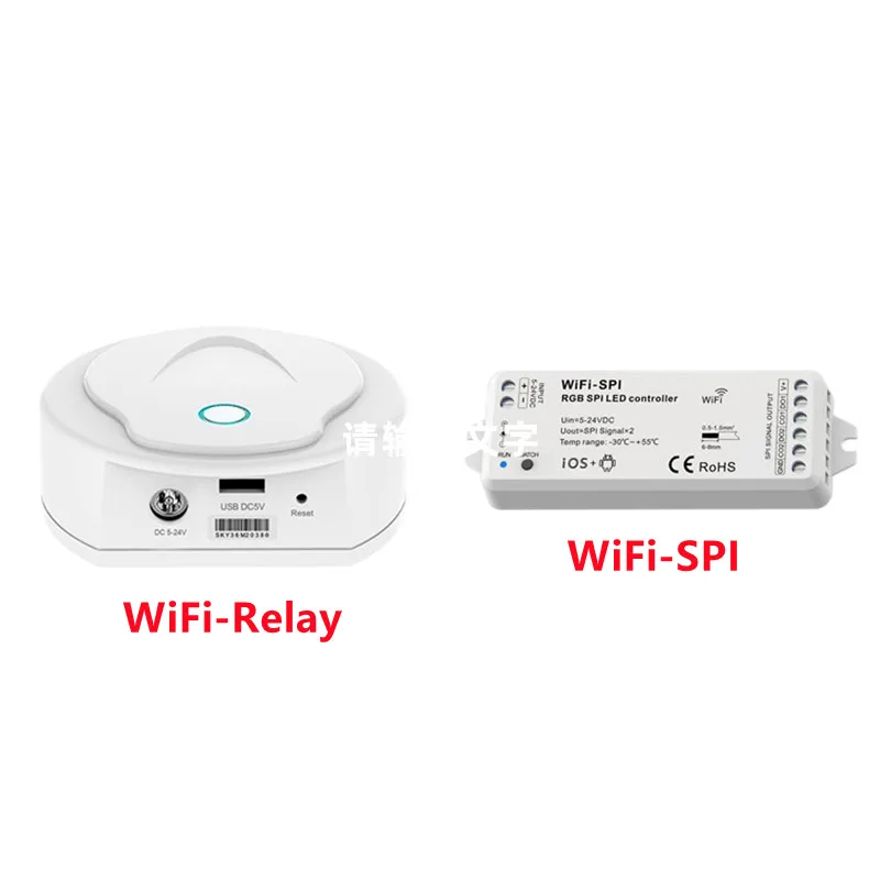 DC5-24V 2.4G WiFi-SPI APP RF WiFI RGB/RGBW SPI LED Controller WIFI Dimmer WiFi-Relay Wi-Fi to RF Converter ct rgb rgbw rgb+cct
DC5-24V 2.4G WiFi-SPI APP RF WiFI RGB/RGBW SPI LED Controller WIFI Dimmer WiFi-Relay Wi-Fi to RF Converter ct rgb rgbw rgb+cct