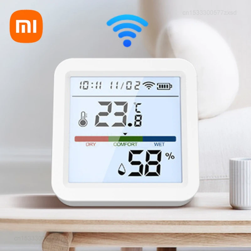 Xiaomi Tuya Themometer Hygrometer WIFI Temperature Detector Humidity Sensor Intelligent Linkage Mini Electric Digital Hygrometer
Xiaomi Tuya Themometer Hygrometer WIFI Temperature Detector Humidity Sensor Intelligent Linkage Mini Electric Digital Hygrometer