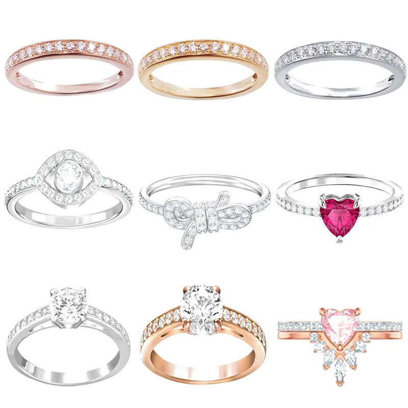 High Quality Swa Original Fashion Classic Bow Red Love Round Diamond Ring Jewelry Wholesale.
High Quality Swa Original Fashion Classic Bow Red Love Round Diamond Ring Jewelry Wholesale.