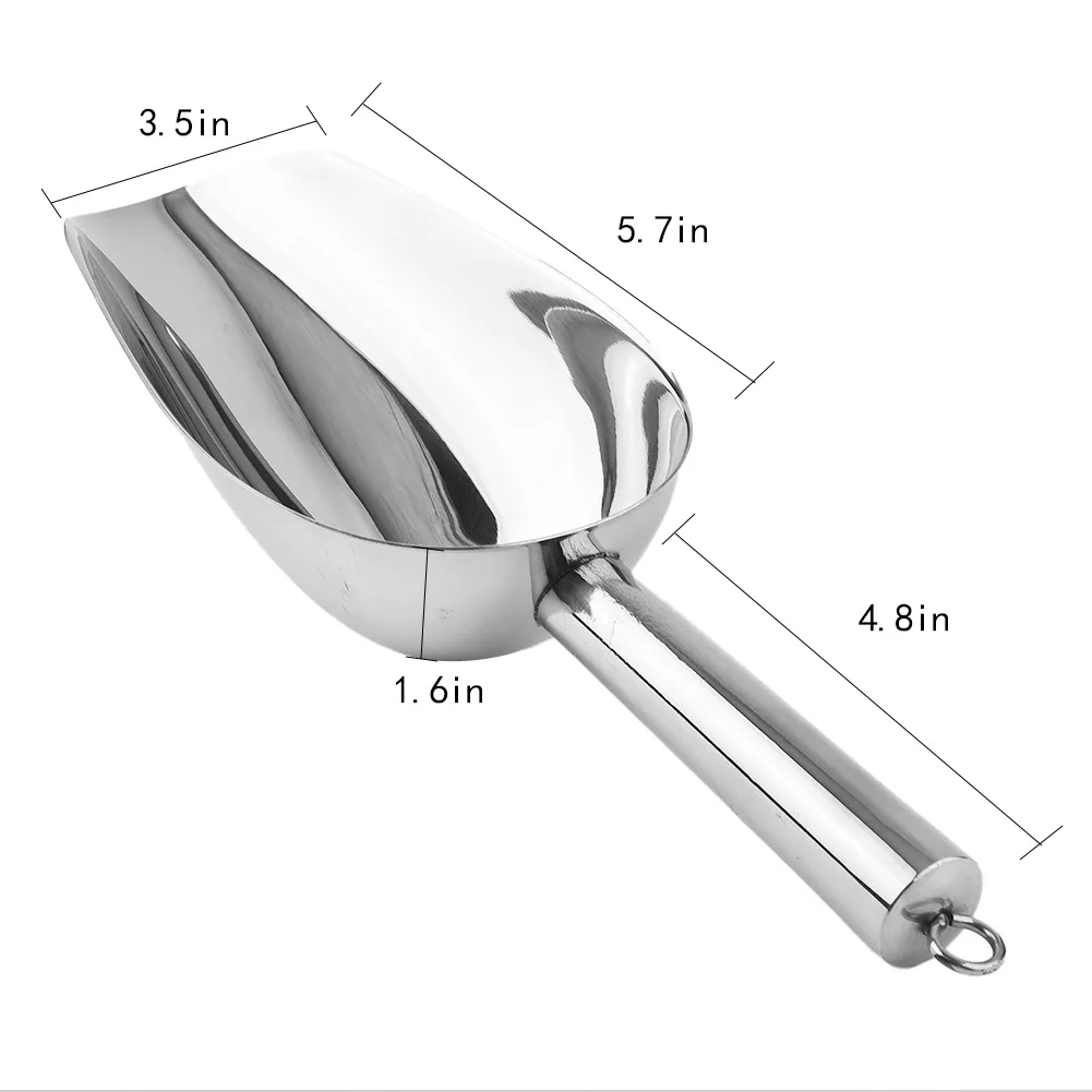 Kitchen Ice Shovel Stainless Steel Scoops Nonslip Handle Refrigerator Tools Defrosting Shovel Hanging Hole Kitchen Gadgets
Kitchen Ice Shovel Stainless Steel Scoops Nonslip Handle Refrigerator Tools Defrosting Shovel Hanging Hole Kitchen Gadgets