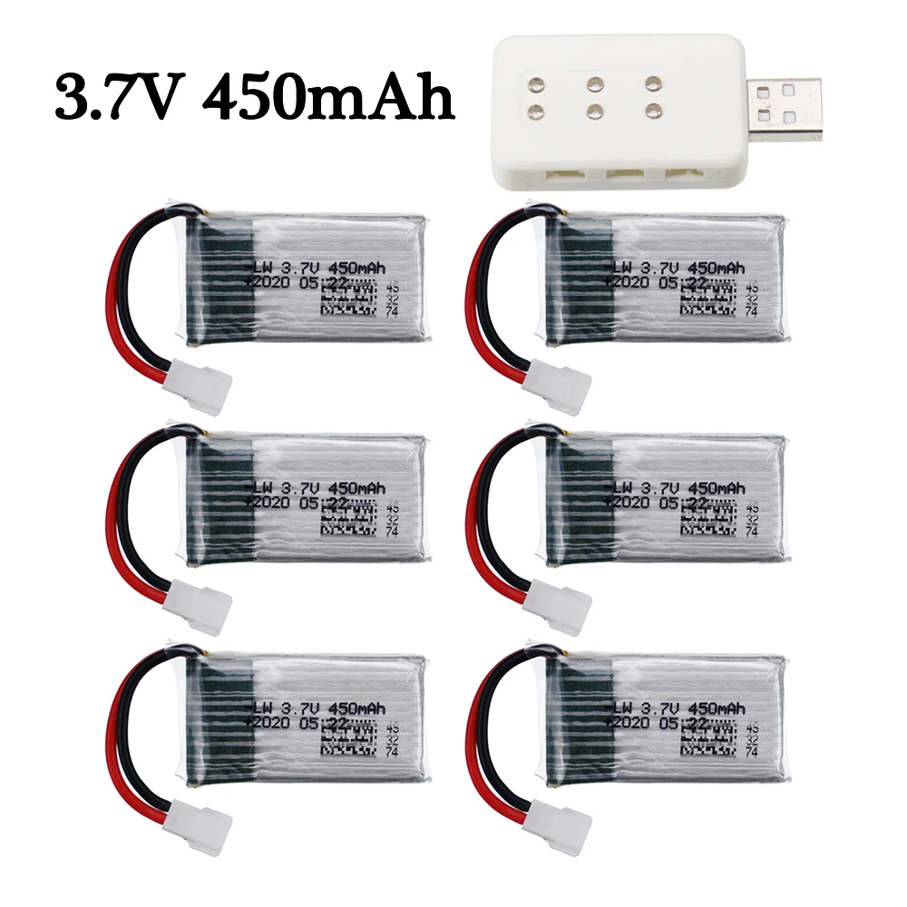 Аккумулятор Lipo 3,7 в 450 мАч для квадрокоптера X4 H107 H31 KY101 E33C E33 U816A V252 H6C RC, запасная часть для вертолета, батарея 3,7 в 
Аккумулятор Lipo 3,7 в 450 мАч для квадрокоптера X4 H107 H31 KY101 E33C E33 U816A V252 H6C RC, запасная часть для вертолета, батарея 3,7 в