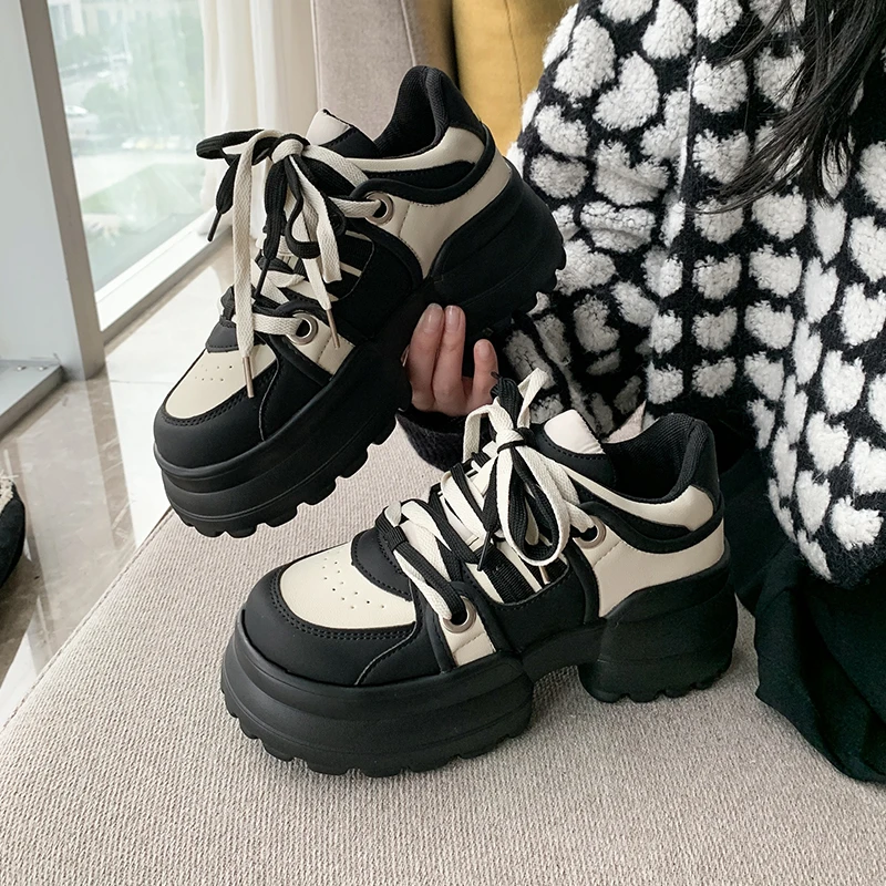 Women's Platform Tennis Walking Shoes Black White Casual Comfort Fashion Sneakers Mesh Gauze High Heel Running Trainers
Women's Platform Tennis Walking Shoes Black White Casual Comfort Fashion Sneakers Mesh Gauze High Heel Running Trainers