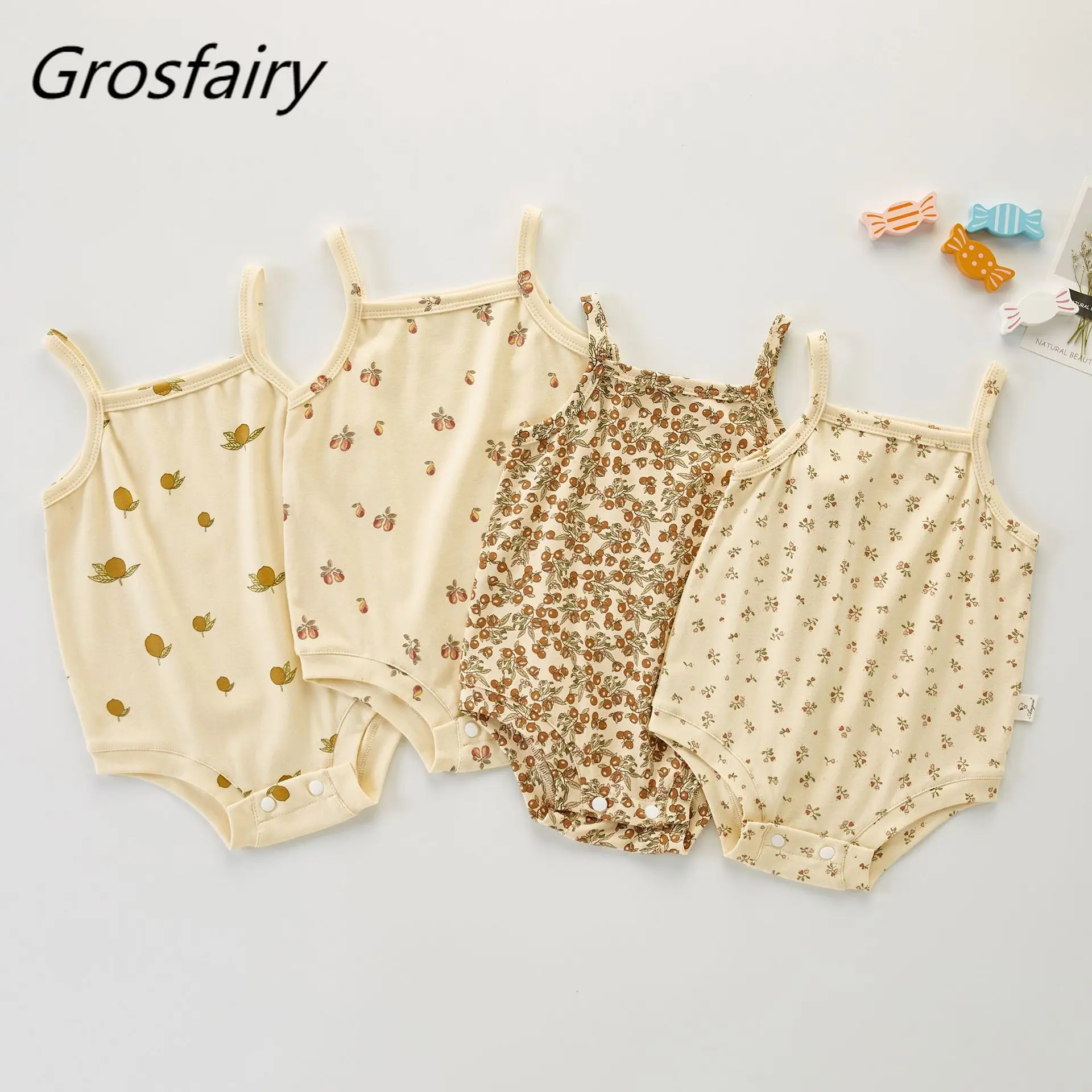 Grosfairy 2022 Summer Baby Clothes Toddler Girls Camisole One Piece Sleeveless Infant Clothes
Grosfairy 2022 Summer Baby Clothes Toddler Girls Camisole One Piece Sleeveless Infant Clothes