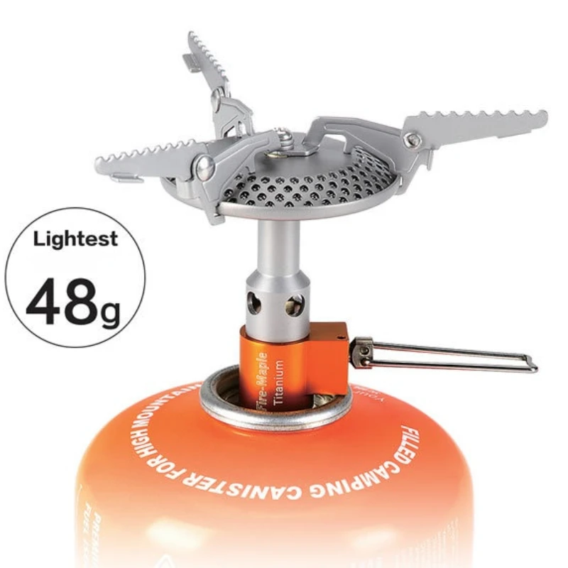 FMS-116T Outdoor Mini Camping Stoves Gas Burner for Backpacking 48g 2820W Portable Lightweight Titanium Gas Stove Kichenwear
FMS-116T Outdoor Mini Camping Stoves Gas Burner for Backpacking 48g 2820W Portable Lightweight Titanium Gas Stove Kichenwear