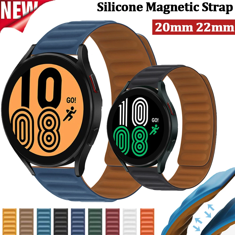 20mm 22mm Strap Silicone Magnetic For Samsung Galaxy Watch Band 4 46mm Galaxy Watch 3 45mm 41mm For Huawei Gt 2e Amazfit Bip GTR
20mm 22mm Strap Silicone Magnetic For Samsung Galaxy Watch Band 4 46mm Galaxy Watch 3 45mm 41mm For Huawei Gt 2e Amazfit Bip GTR