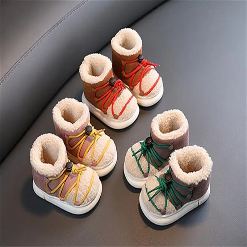 Children Warm Short Boots Winter New Boys Plus Thicken Velvet Cotton Shoes Girls Waterproof Snow Boots Baby Infant Botas
Children Warm Short Boots Winter New Boys Plus Thicken Velvet Cotton Shoes Girls Waterproof Snow Boots Baby Infant Botas