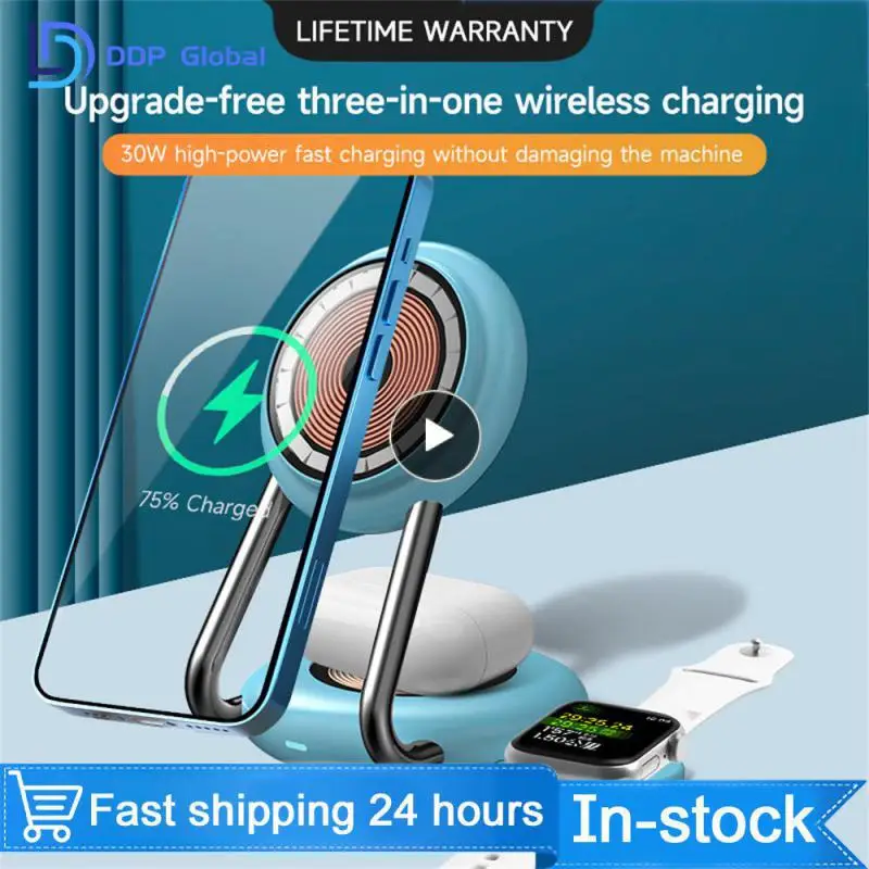 15w Sensitive Induction Wireless Charger Stand Fast Charging Dock Station For Apple Watch Intelligent Matching Current
15w Sensitive Induction Wireless Charger Stand Fast Charging Dock Station For Apple Watch Intelligent Matching Current