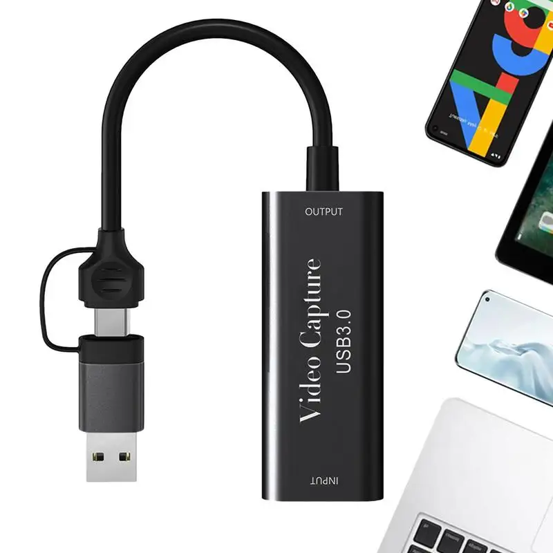 Video Recorder Card Portable 2-in-1 Video Cards Type C Audio Video Recording Card 1080P Record Video Grabber For Streaming
Video Recorder Card Portable 2-in-1 Video Cards Type C Audio Video Recording Card 1080P Record Video Grabber For Streaming