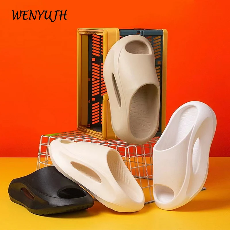 Шлепанцы женские домашние на толстой платформе, Эва, мягкая подошва, плоская подошва, бесшумные Нескользящие, сланцы, пляжные сандалии 
Шлепанцы женские домашние на толстой платформе, Эва, мягкая подошва, плоская подошва, бесшумные Нескользящие, сланцы, пляжные сандалии