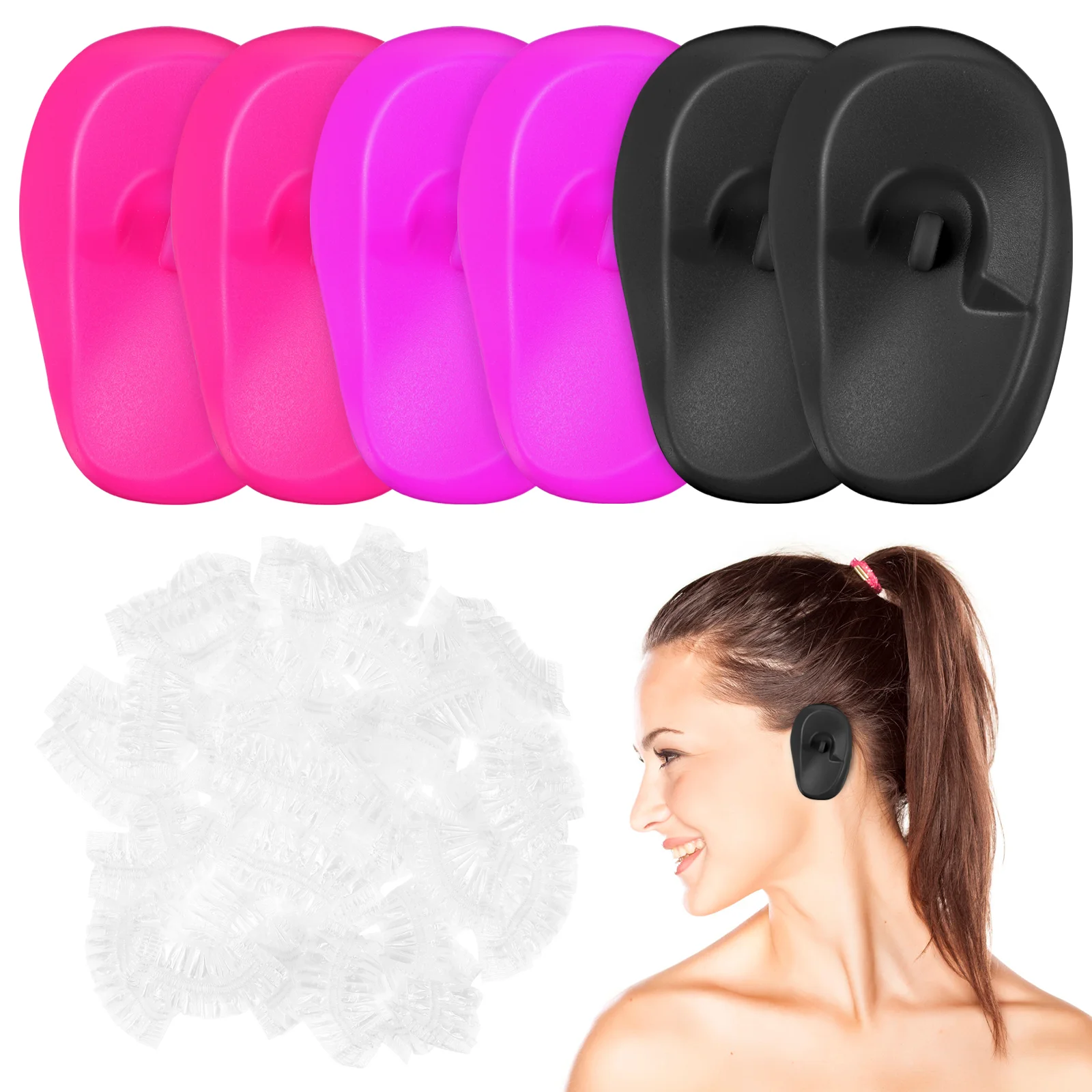 Ear Covers Shower Hairprotector Caps Dye Cover Protectors Disposable Hairdressing Capsilicone Swimmingcoloring Bathing Bathroom
Ear Covers Shower Hairprotector Caps Dye Cover Protectors Disposable Hairdressing Capsilicone Swimmingcoloring Bathing Bathroom