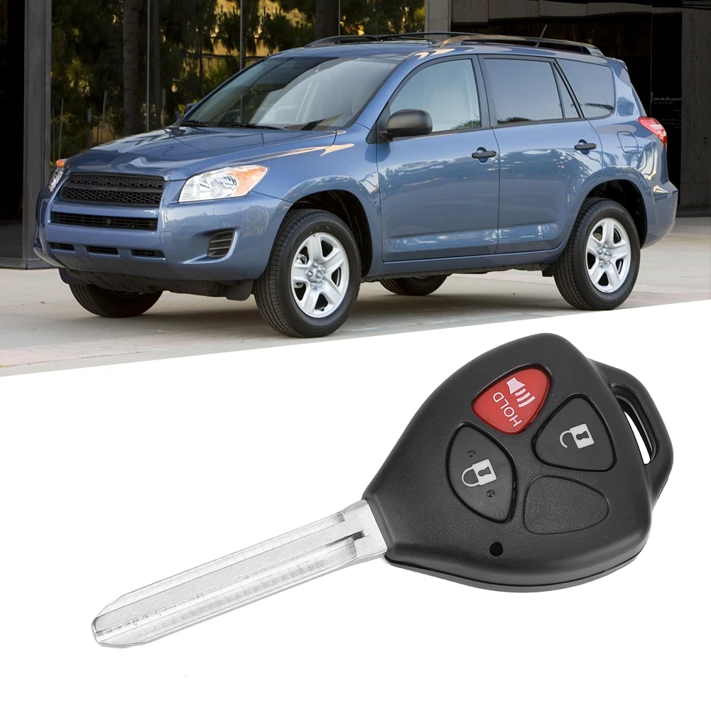 3-кнопочный чехол для дистанционного брелока, подходит для Toyota RAV4 Yaris Venza Matrix Scion 
3-кнопочный чехол для дистанционного брелока, подходит для Toyota RAV4 Yaris Venza Matrix Scion