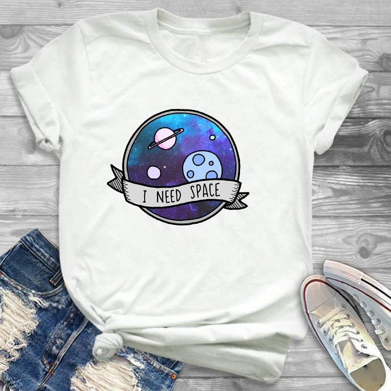 Women Fashion Space Universe Letters Casual Print Womens Travel Graphic T Shirt T-Shirt Streetwear Tee Shirt Tees T-shirts
Women Fashion Space Universe Letters Casual Print Womens Travel Graphic T Shirt T-Shirt Streetwear Tee Shirt Tees T-shirts