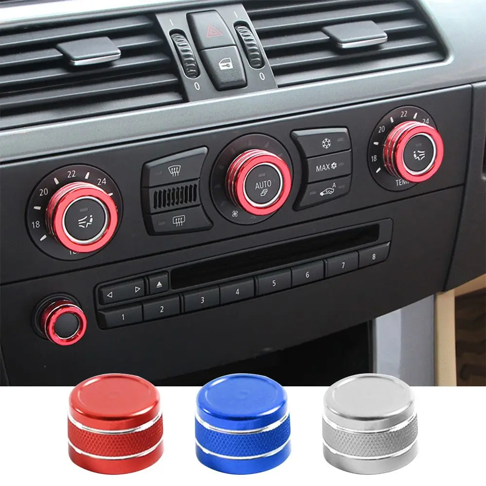 Aluminium Alloy Automobile Volume Control Decorative Ring Air Conditioning Knob 4PCSFor BMW E60 E61 2004-2007
Aluminium Alloy Automobile Volume Control Decorative Ring Air Conditioning Knob 4PCSFor BMW E60 E61 2004-2007