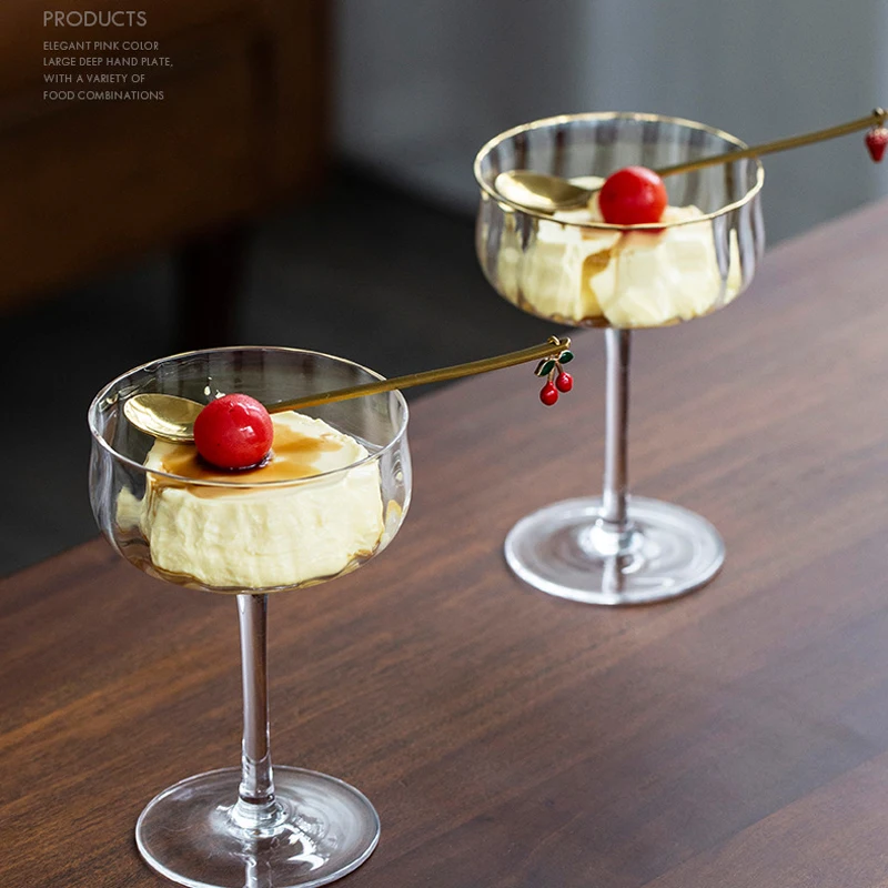 New Dessert Cup Simple Cocktail Glass Goblet Ice Cream Bowl Cold Dish Bowls Snack Yogurt Container For Wedding Bar Party
New Dessert Cup Simple Cocktail Glass Goblet Ice Cream Bowl Cold Dish Bowls Snack Yogurt Container For Wedding Bar Party