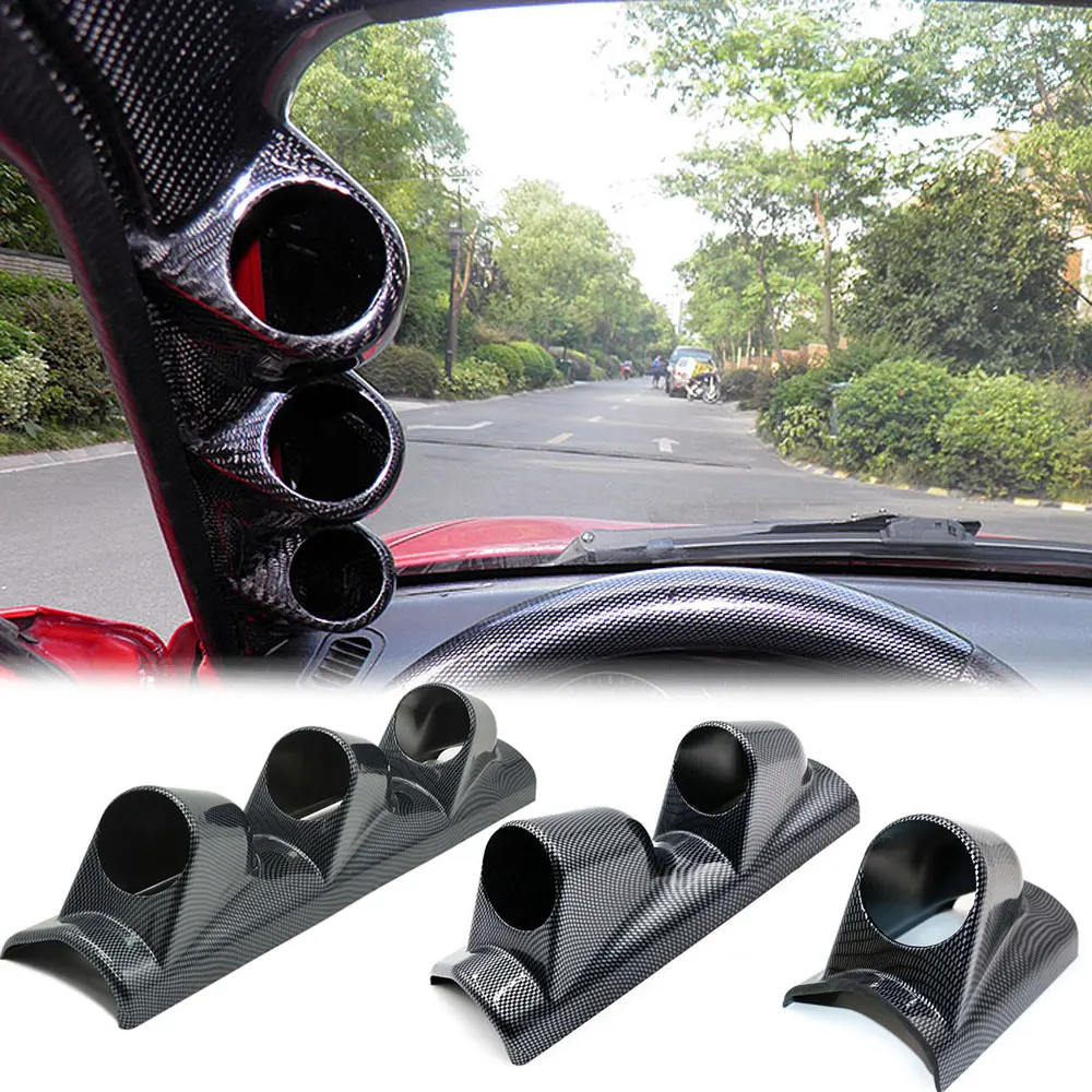 carbon fiber 52mm 60mm Universal 1 2 3 Hole Left/Right Hand Auto Dual Holes A-Pillar Holes Gauge Holder Pod Modified Instrument
carbon fiber 52mm 60mm Universal 1 2 3 Hole Left/Right Hand Auto Dual Holes A-Pillar Holes Gauge Holder Pod Modified Instrument