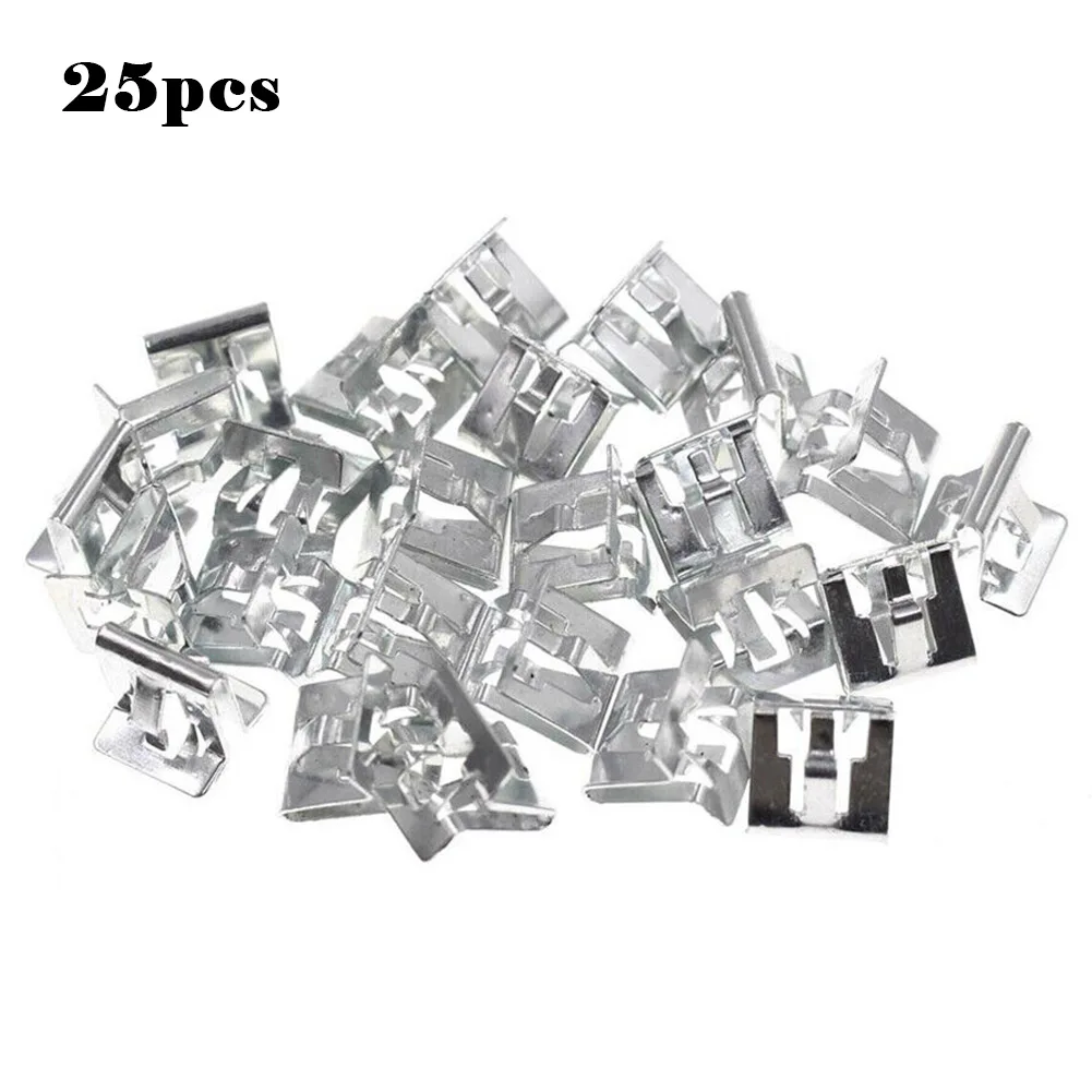 25Pcs Car Metal Fastener Clips Durable Car Interior Clips 1/2" X 5/8" Car Retainer Moulding Trim Accessories 16662182
25Pcs Car Metal Fastener Clips Durable Car Interior Clips 1/2" X 5/8" Car Retainer Moulding Trim Accessories 16662182