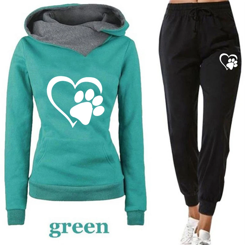 Women's Autumn And Winter Hooded Suit Women's Fashion Thick Neck Shirt Sweatshirt + Sweatpants Casual Women's 2pcs
Women's Autumn And Winter Hooded Suit Women's Fashion Thick Neck Shirt Sweatshirt + Sweatpants Casual Women's 2pcs