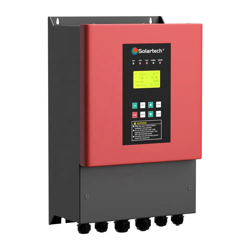 Solartech 18Kw Solar Water Pump Inverter DC To AC MMPT Solar Controller for Solar Pumping Agriculture Irrigation System
Solartech 18Kw Solar Water Pump Inverter DC To AC MMPT Solar Controller for Solar Pumping Agriculture Irrigation System