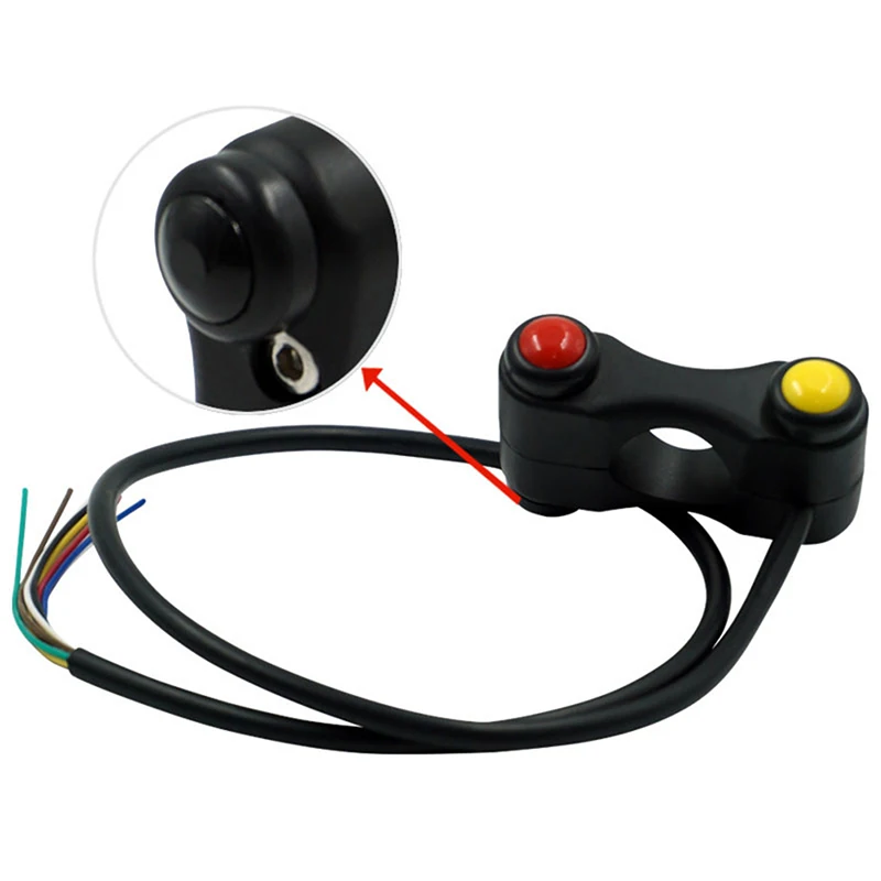 12V Aluminum Motorcycle 7/8" 22mm Handlebar Switches Headlight Hazard Brake Fog Lights Horn ON OFF Start Switch 3 Buttons
12V Aluminum Motorcycle 7/8" 22mm Handlebar Switches Headlight Hazard Brake Fog Lights Horn ON OFF Start Switch 3 Buttons