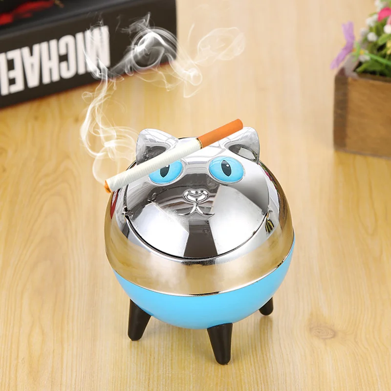 New Windproof Flip-top Closed Ashtray Cartoon Household Items Personalized Cute Cat Ornaments Car Ashtrays Tobacco Cups Gifts
New Windproof Flip-top Closed Ashtray Cartoon Household Items Personalized Cute Cat Ornaments Car Ashtrays Tobacco Cups Gifts