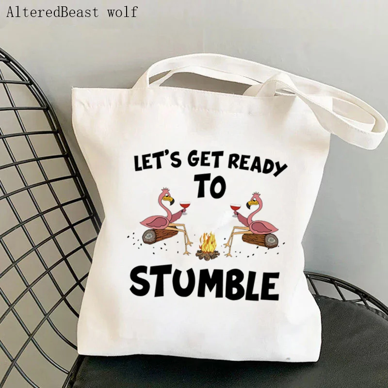Women Shopper bag Flamingo Lets get ready Kawaii Bag Harajuku Shopping Canvas Shopper Bag girl handbag Tote Shoulder Lady Bag
Women Shopper bag Flamingo Lets get ready Kawaii Bag Harajuku Shopping Canvas Shopper Bag girl handbag Tote Shoulder Lady Bag