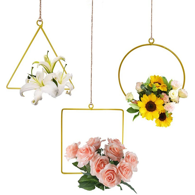 Home Decoration Ring Hanging Geometric Hoop Wreath Frame Flower Garland For Home Decoration Wedding DIY Party Decorations 1 Pc
Home Decoration Ring Hanging Geometric Hoop Wreath Frame Flower Garland For Home Decoration Wedding DIY Party Decorations 1 Pc