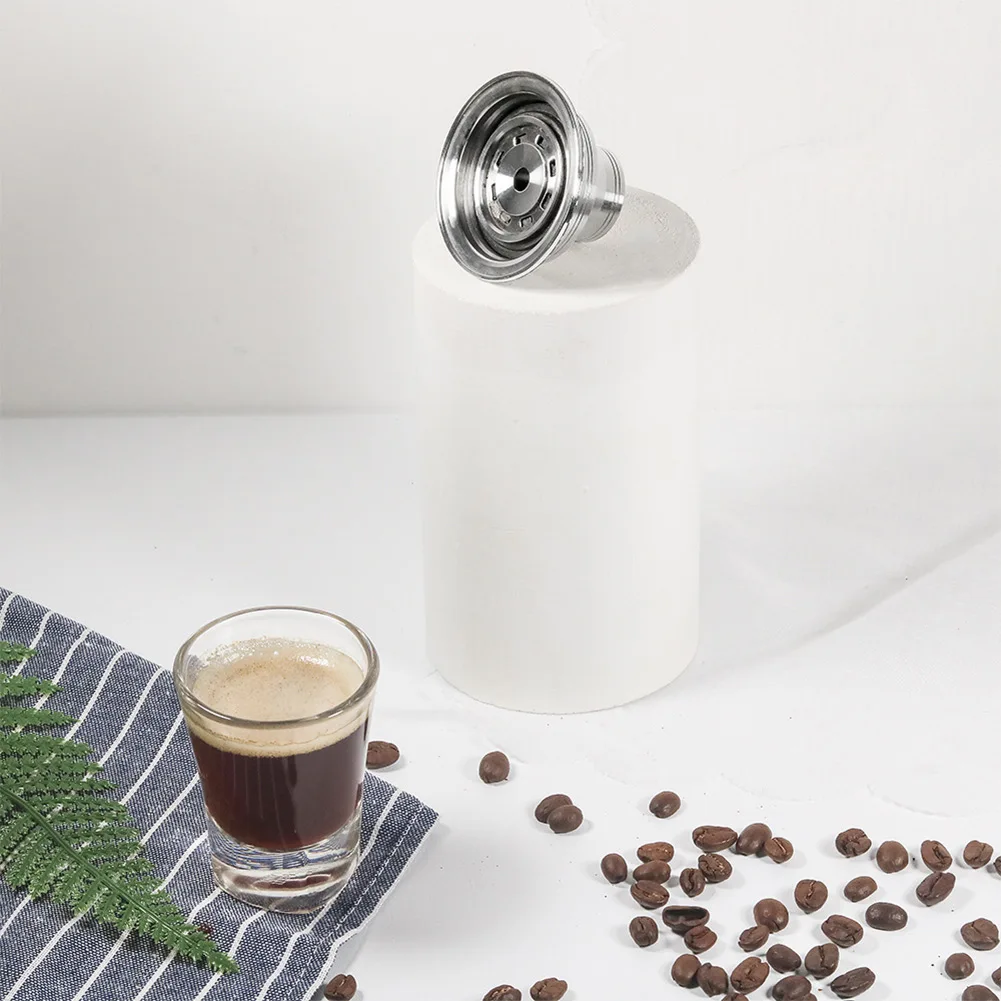 

Home Kitchen Supplies Coffee Capsule Holder Permanent Pod Safe Sealing Stainless Steel Disposable Eco-friendly