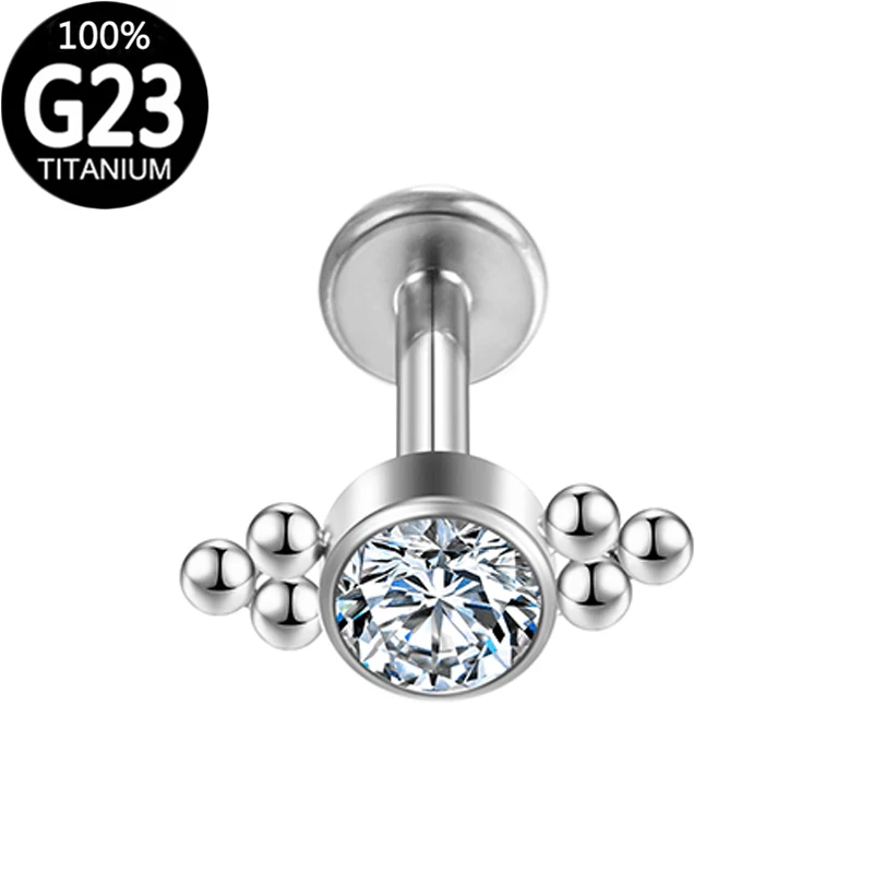 Lip Piercing G23 Titanium Sexy Zircon Nose Earrings Body Jewelry Tragus Piercing Unisex Surgical Steel Gifts for Woman Wholesale
Lip Piercing G23 Titanium Sexy Zircon Nose Earrings Body Jewelry Tragus Piercing Unisex Surgical Steel Gifts for Woman Wholesale