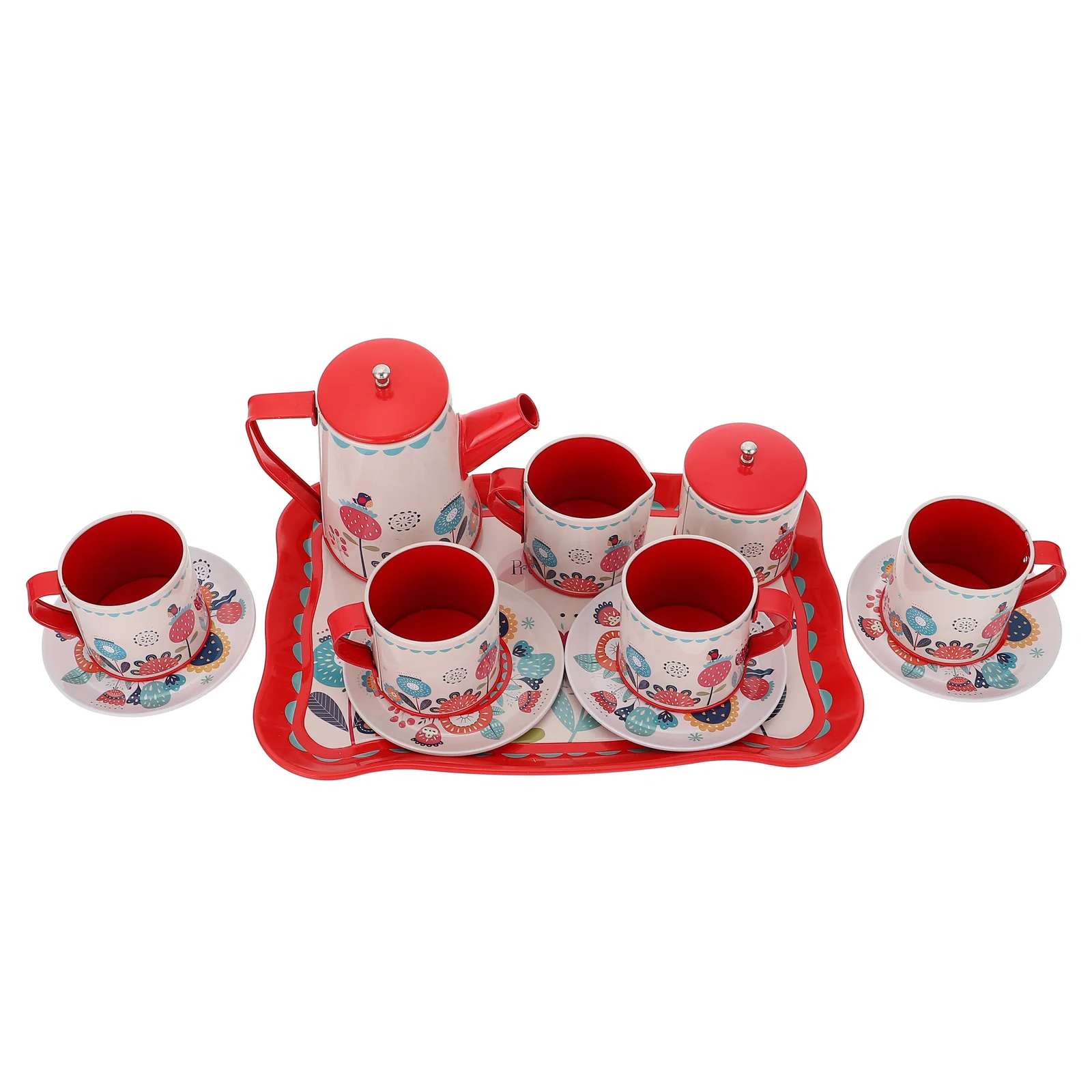 1 Set Interesting Tinplate Afternoon Tea Set Kids Toys Creative Child Playthings
1 Set Interesting Tinplate Afternoon Tea Set Kids Toys Creative Child Playthings