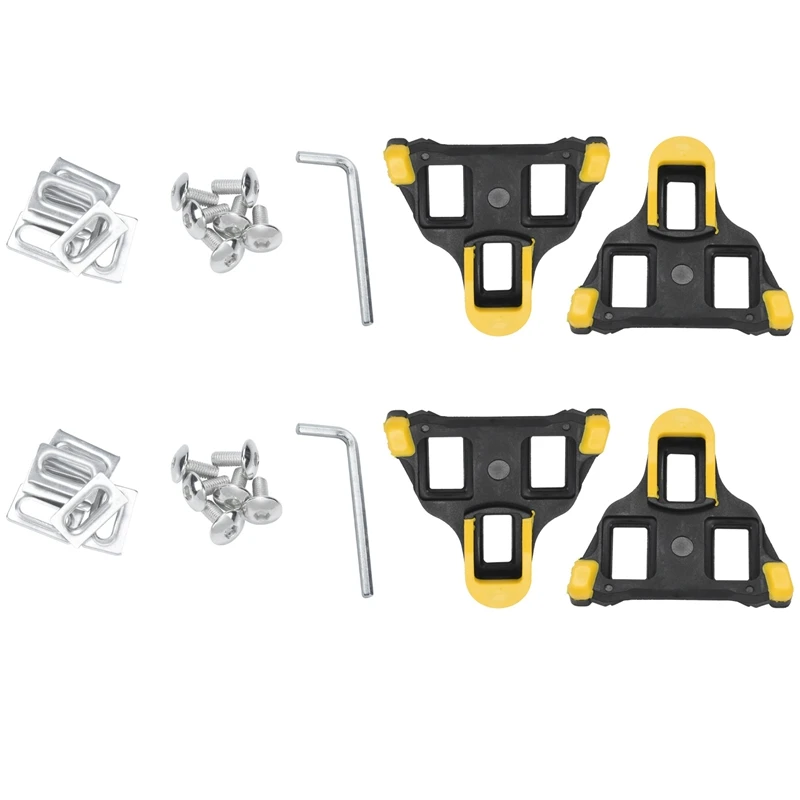 3X Road Bike Cleats 6 Degree Float Self-Locking Cycling Pedals Cleat For Shimano SPD-SL System Shoes
3X Road Bike Cleats 6 Degree Float Self-Locking Cycling Pedals Cleat For Shimano SPD-SL System Shoes
