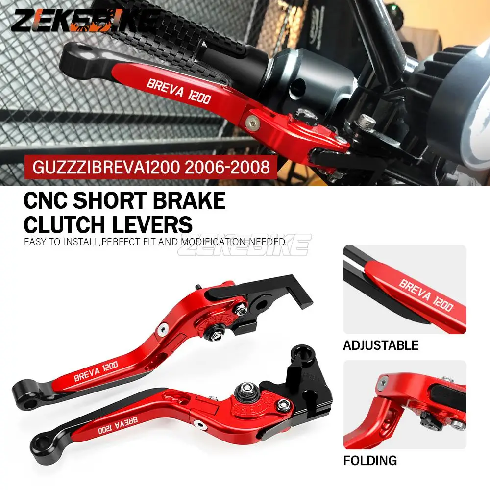 FOR MOTO GUZZI BReva1200 2006 2007 2008 Motorcycle Hand Brake Clutch Adjustable Levers Handle Folding Extendable Lever grips
FOR MOTO GUZZI BReva1200 2006 2007 2008 Motorcycle Hand Brake Clutch Adjustable Levers Handle Folding Extendable Lever grips