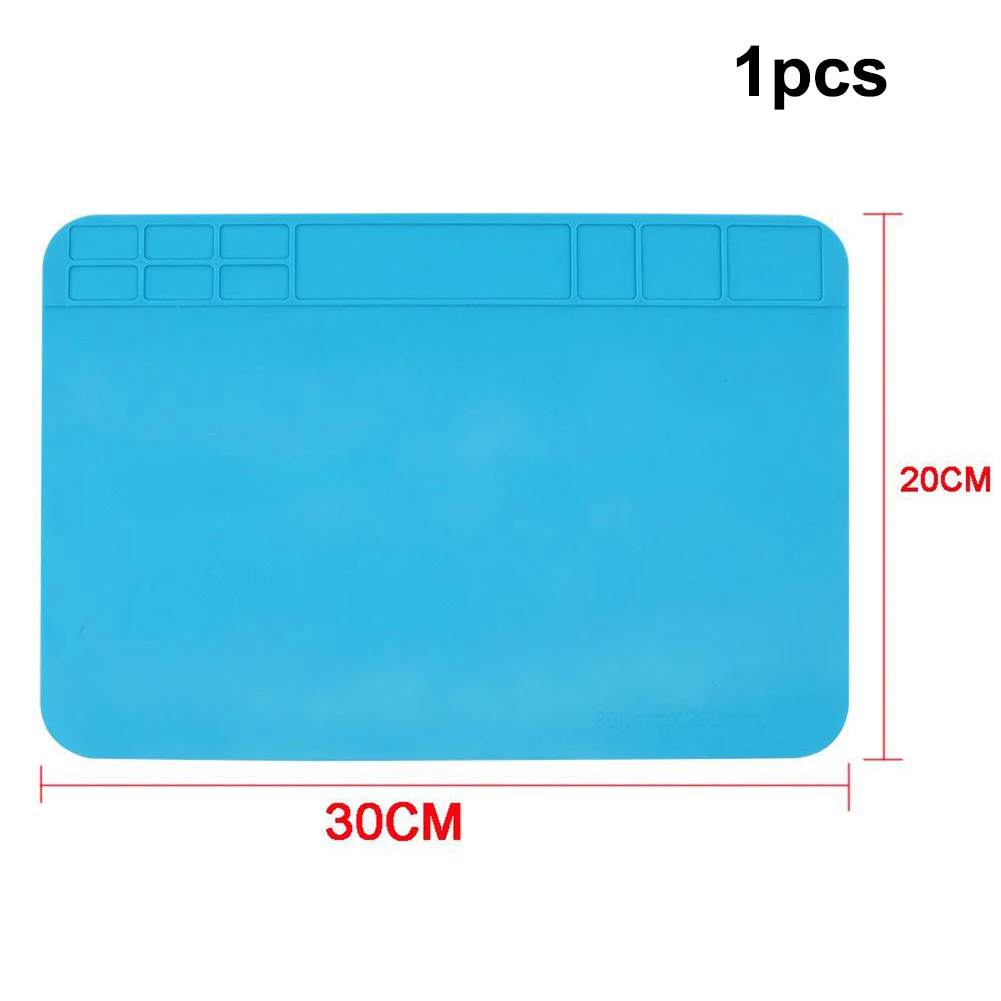 Anti-Static Heat Insulation Pad Silicone Soldering Repair Mat Phone PC Work Desk Pad 30*20cm Thickness 1-2mm Welding Tools
Anti-Static Heat Insulation Pad Silicone Soldering Repair Mat Phone PC Work Desk Pad 30*20cm Thickness 1-2mm Welding Tools